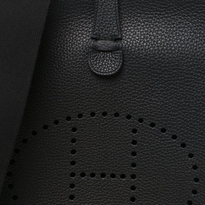 Hermes Taurillon Clemence Evelyne III GM Black 8 of 12