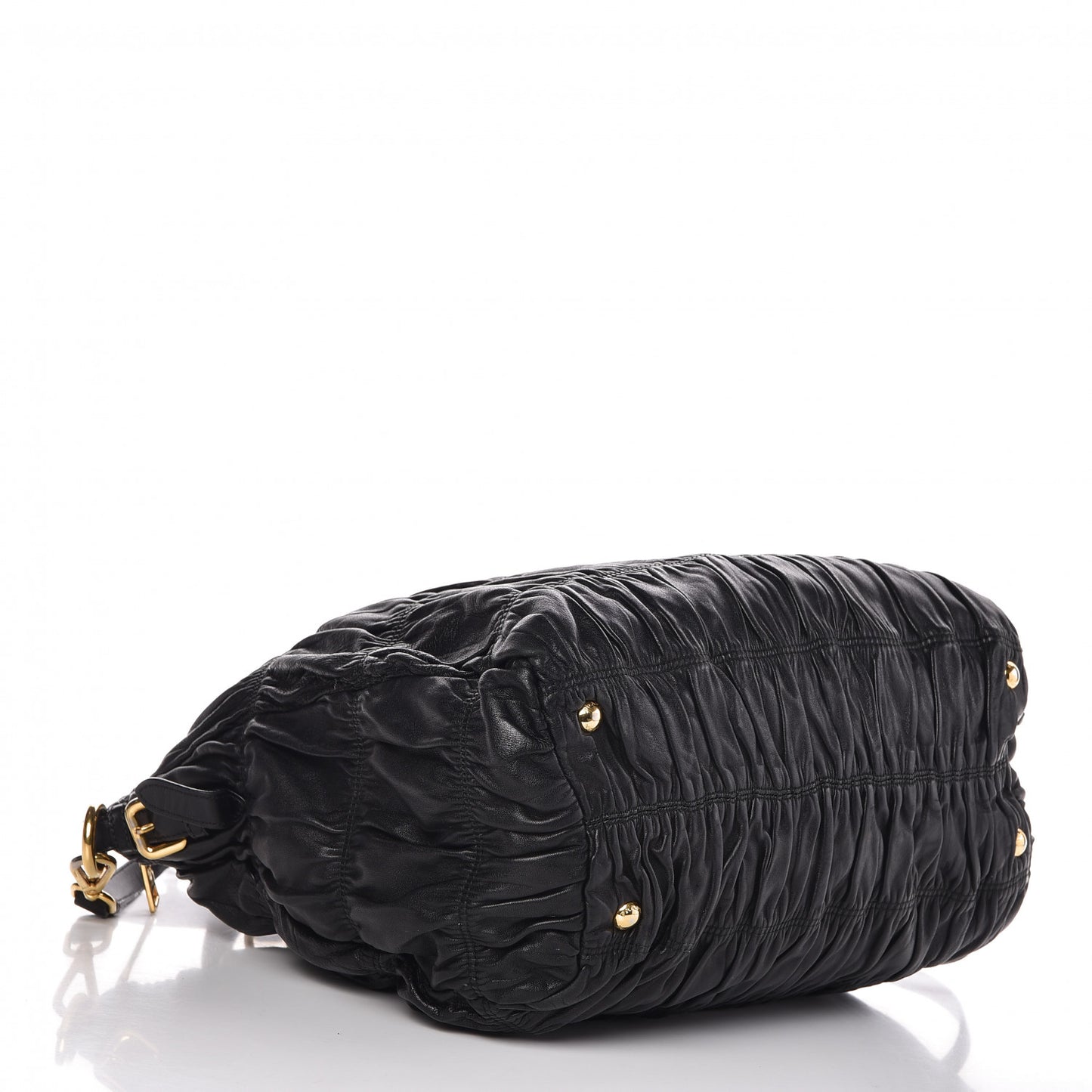 Nappa Gaufre Tote Black