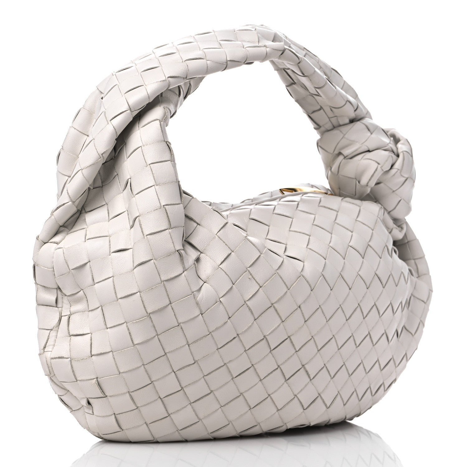 Bottega Veneta Nappa Intrecciato Teen Jodie Hobo White 3 of 9