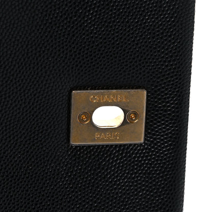 Chanel Caviar Quilted Small Coco Handle Flap Black 8 of 13