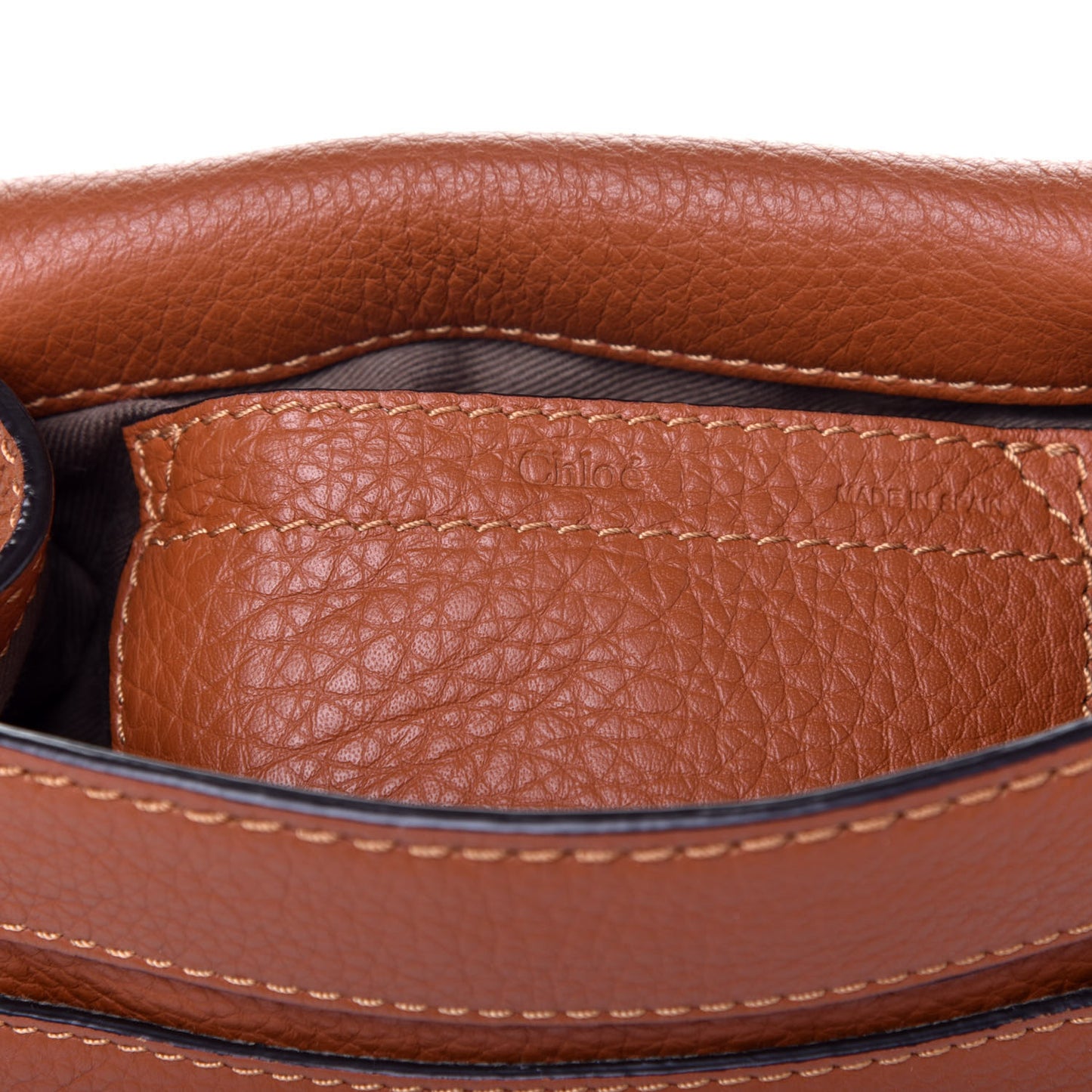 Calfskin Mini Marcie Round Crossbody Bag Tan