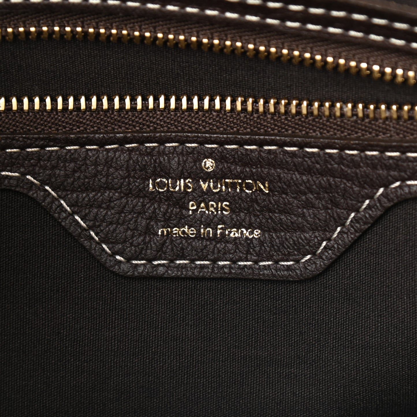 Mini Lin Monogram Bucket Bag Ebene