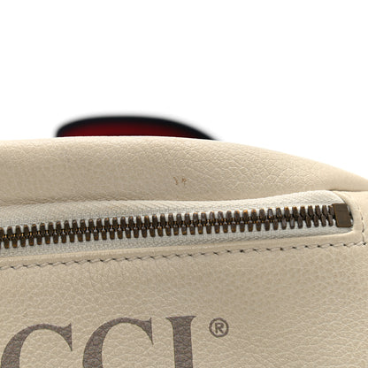 Gucci Grained Calfskin Small Logo Belt Bag White 12 of 13