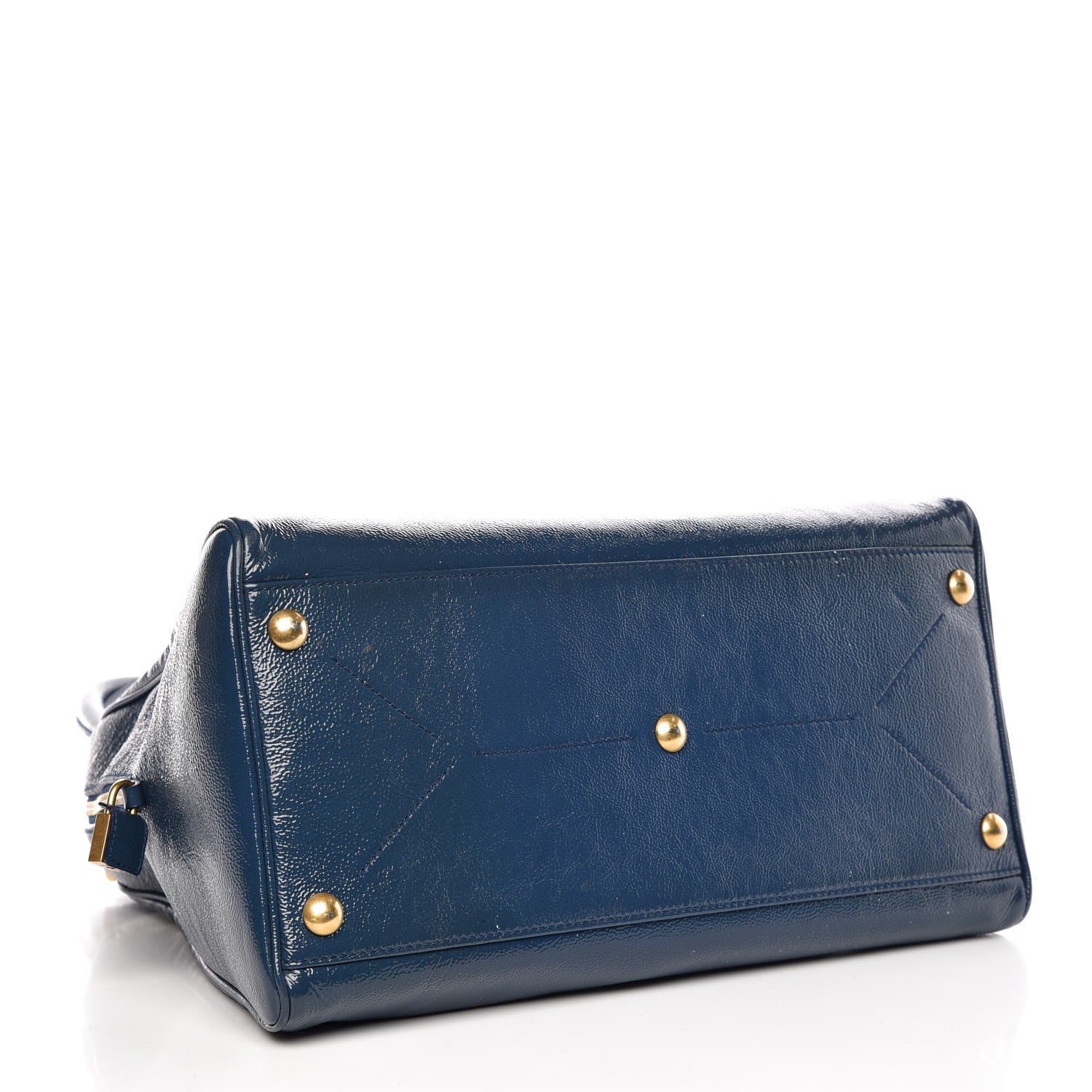Saint Laurent Patent Medium Majorelle Blue 4 of 9