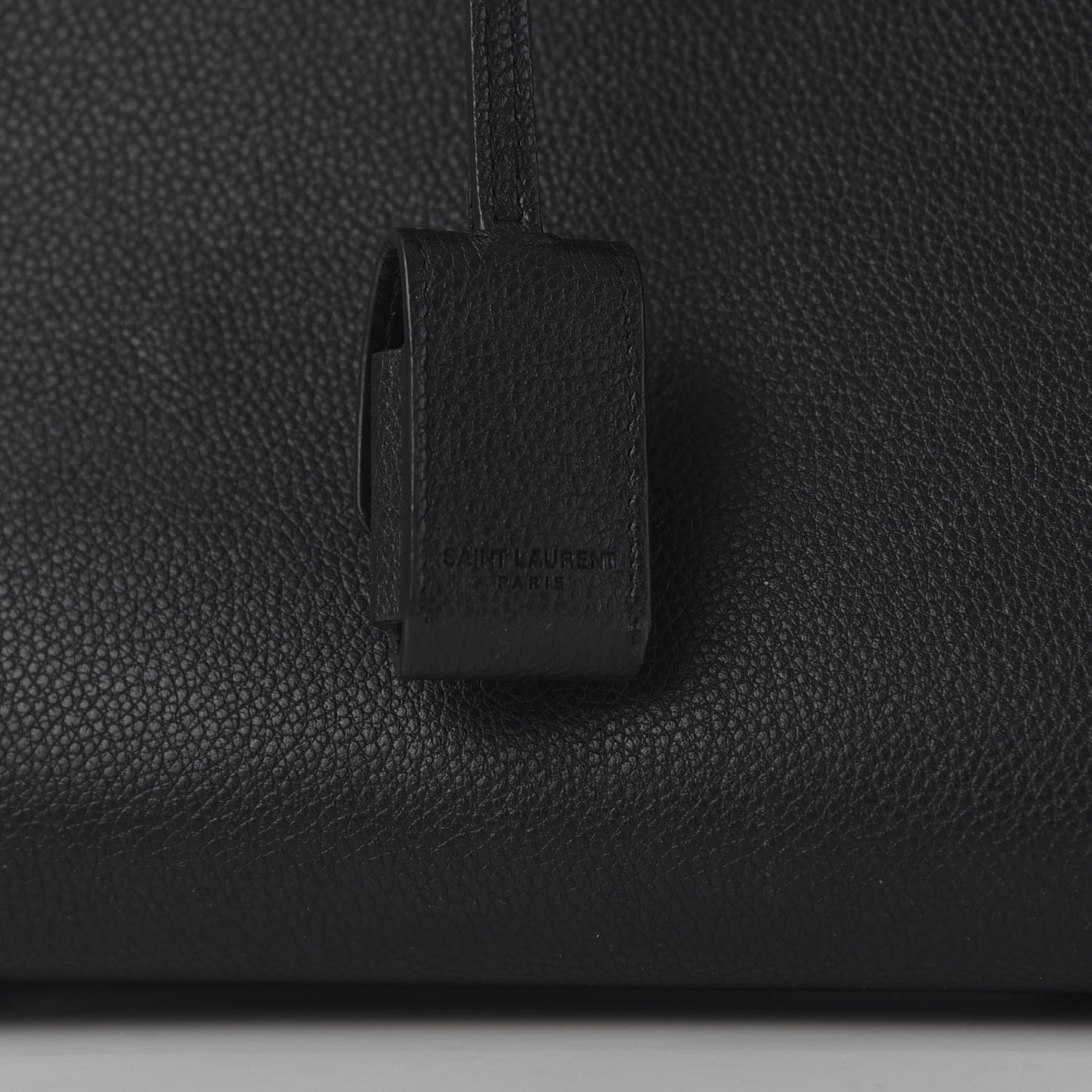 Grained Calfskin Large Sac De Jour Carryall Black