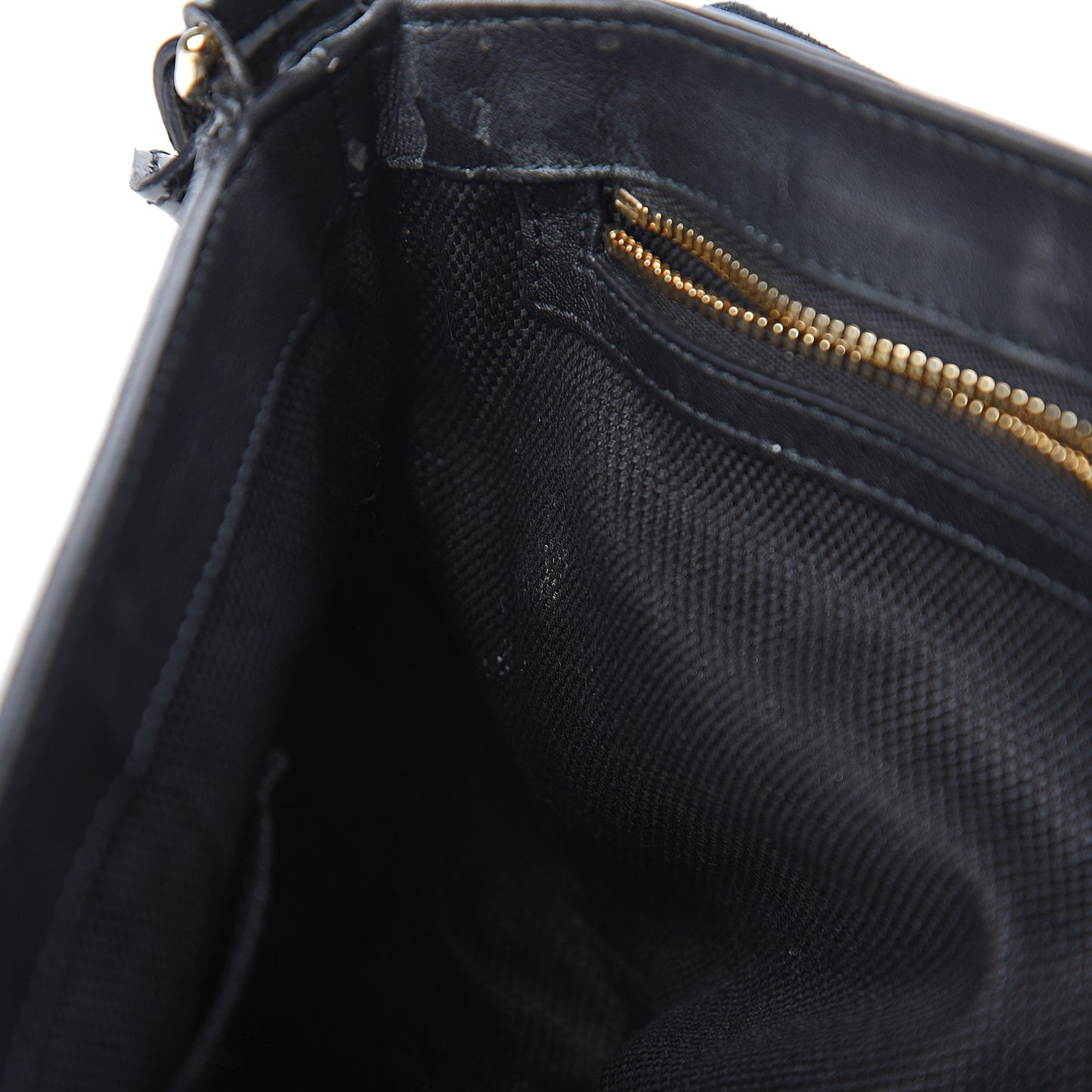 Patent Medium Soho Flap Crossbody Black