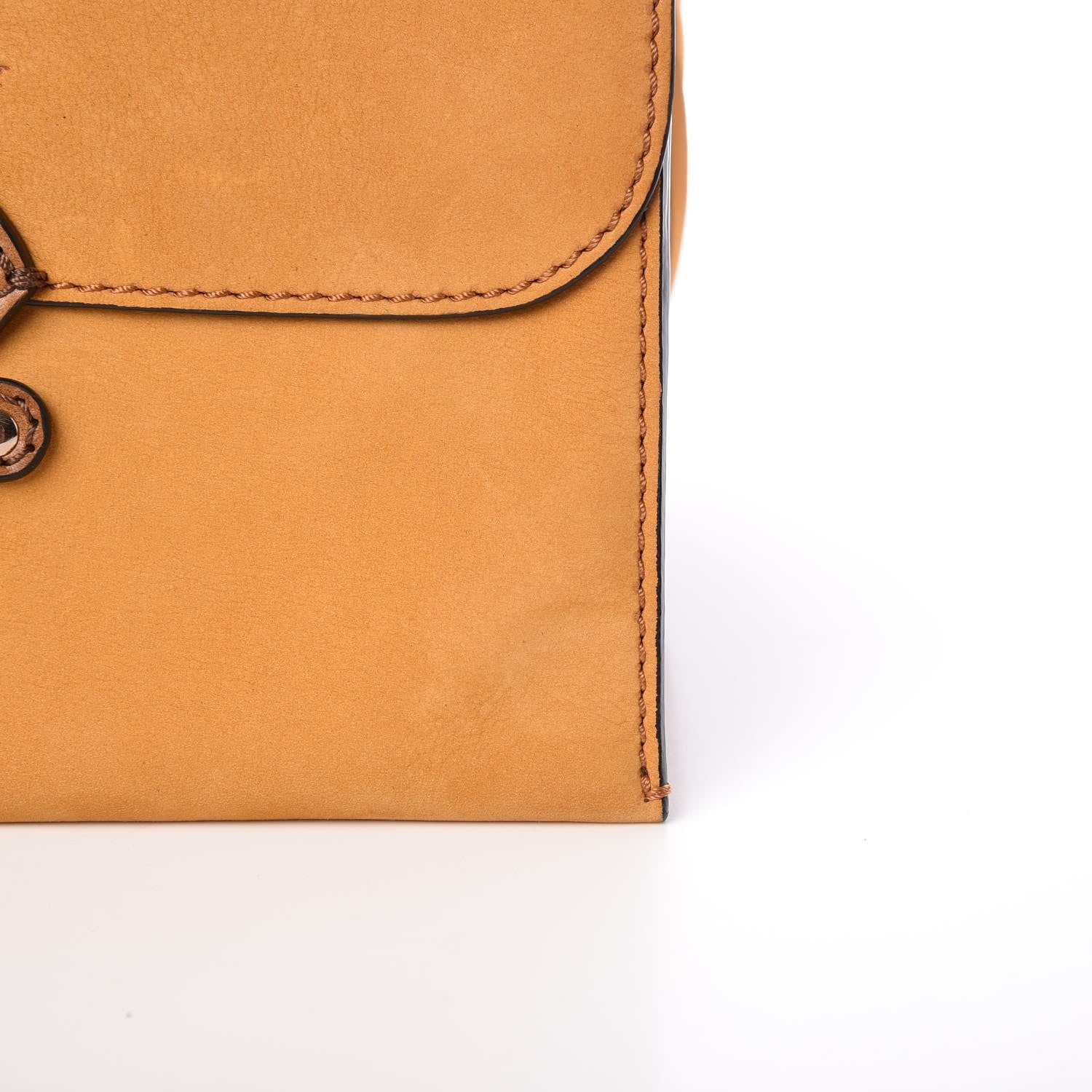Burberry Suede Fringe Large Belgrove Bucket Bag Tan 9 of 16