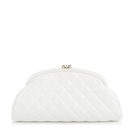 Chanel Caviar Quilted Timeless Clutch White 1 of 7