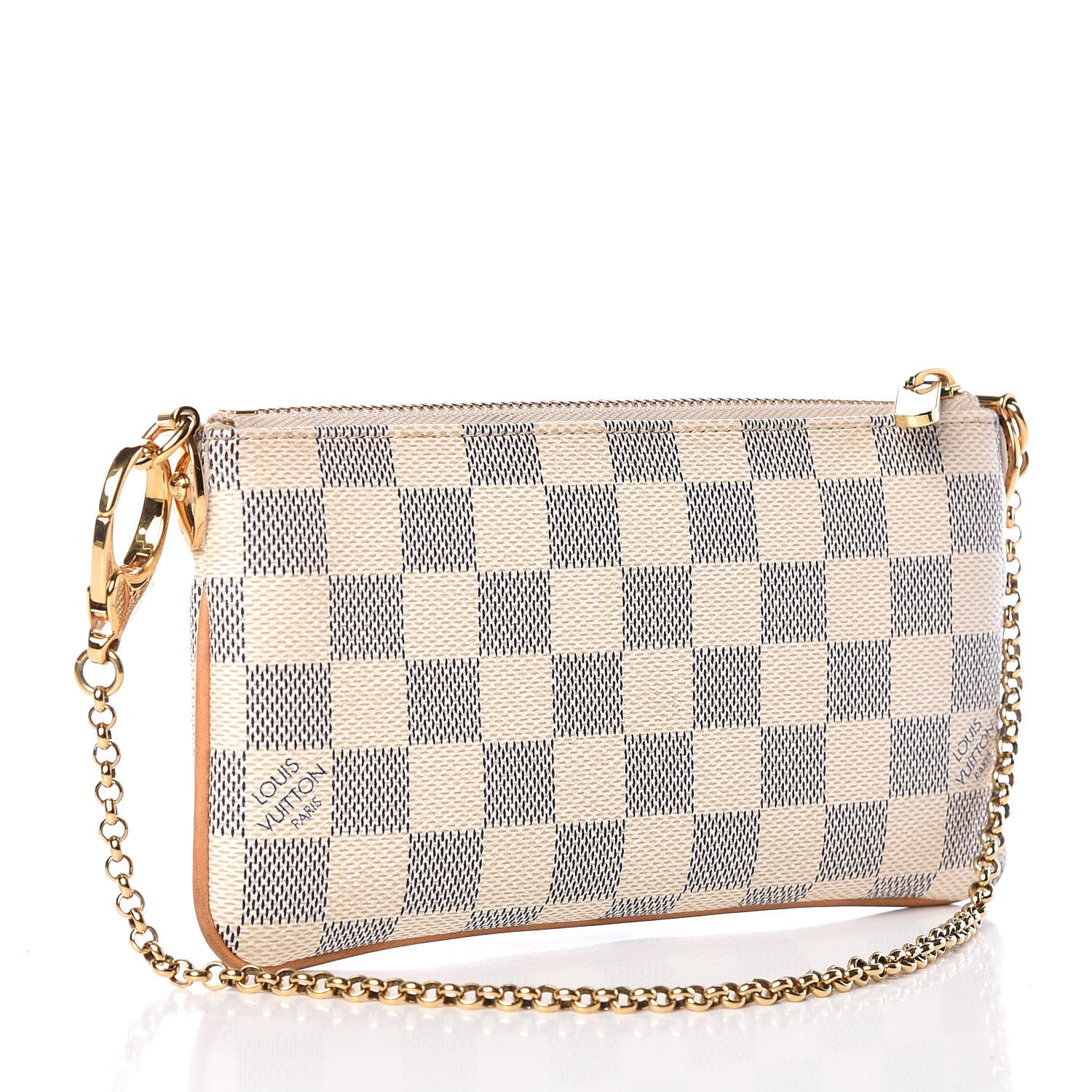 Louis Vuitton Damier Azur Pochette Milla MM 3 of 11