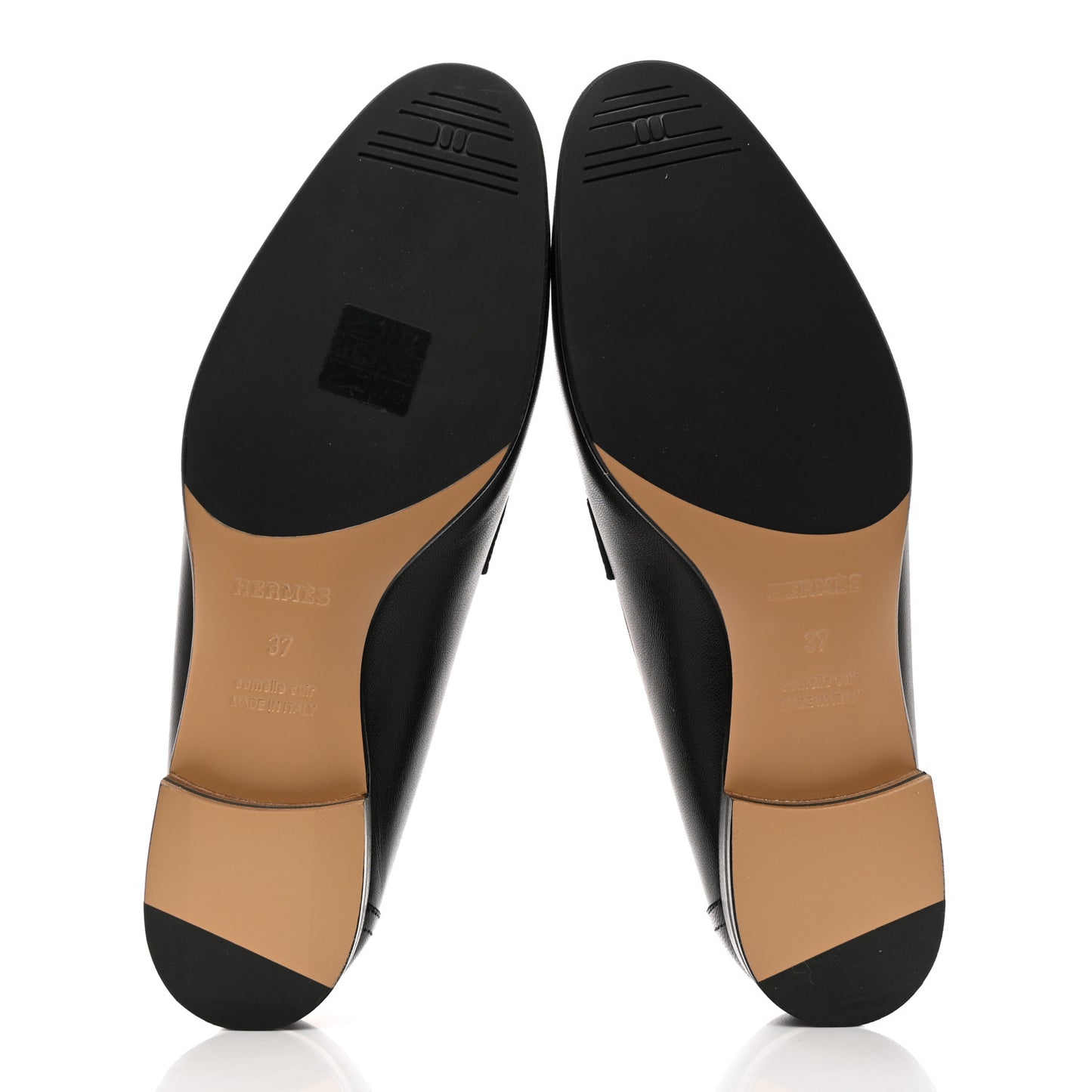 Goatskin Womens Paris Loafers 37 Black