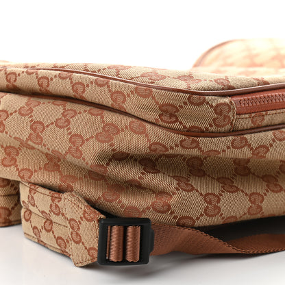 Gucci X MLB GG Monogram NY Yankees Medium Backpack Beige Ruggine Ivory 10 of 10
