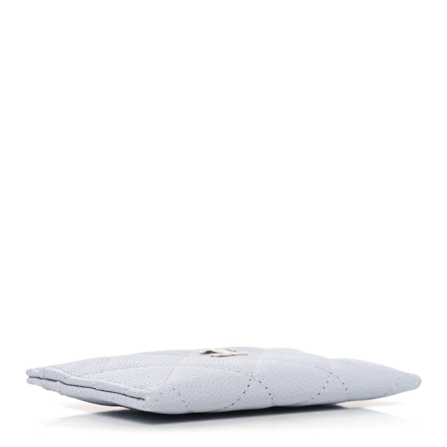 Chanel Caviar Quilted Card Holder Light Blue 4 of 9