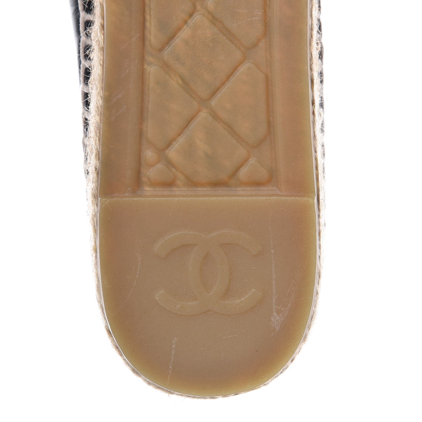 Lambskin CC Espadrilles 39 Black