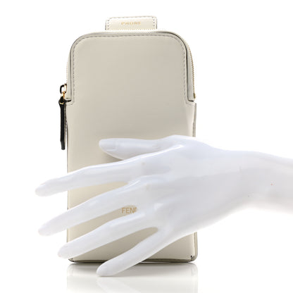Fendi Vitello Grace Cell Pocket Strap You White 2 of 9