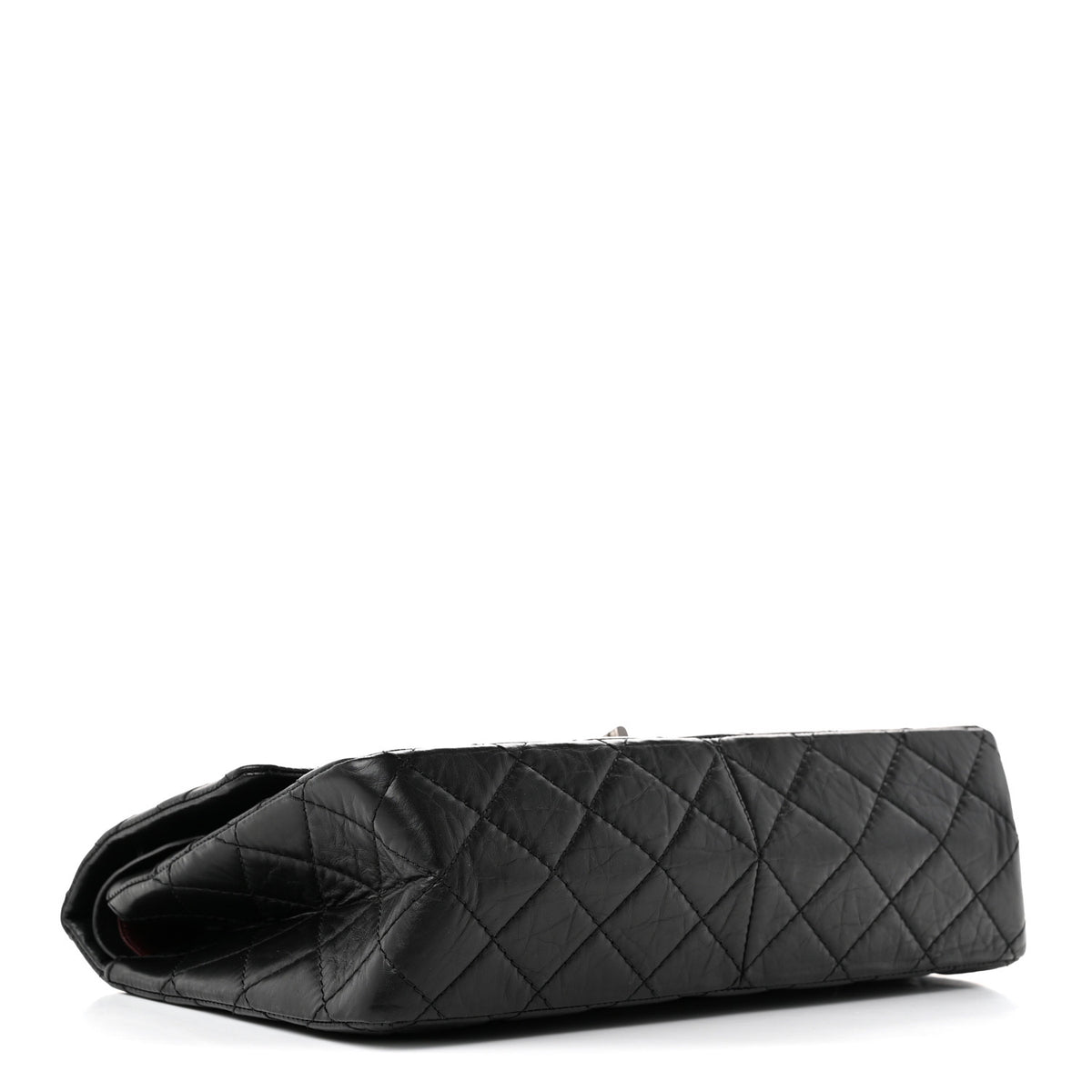 Aged Calfskin Quilted 2.55 Reissue 226 Flap Black