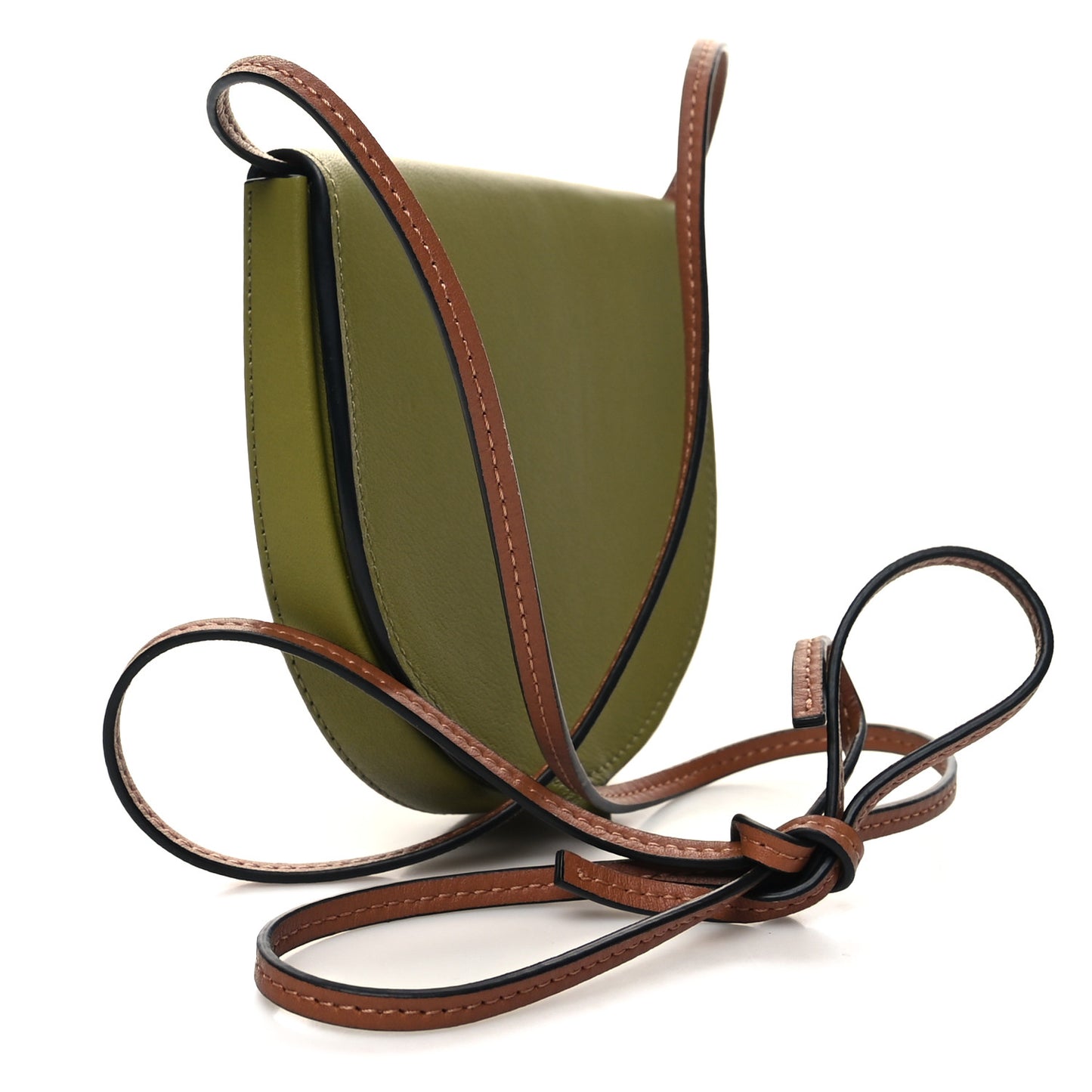 Calfskin Kiwi Small Heel Bag Pequena Verde