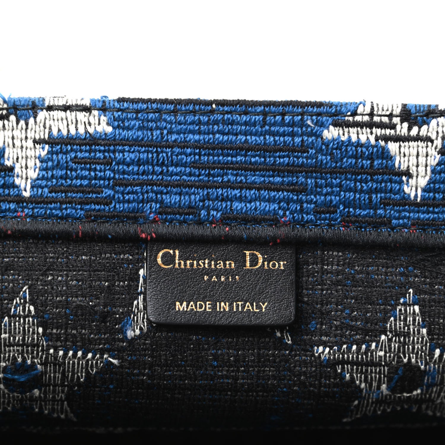 Christian Dior Canvas Embroidered Exclusive US Book Tote Multicolor 6 of 9