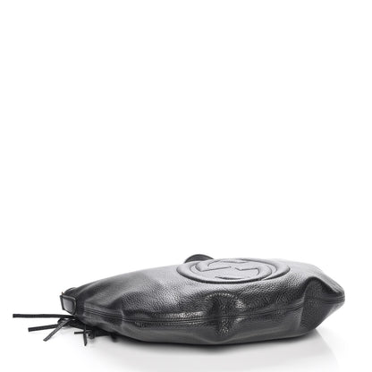 Gucci Pebbled Calfskin Medium Soho Hobo Black 4 of 7