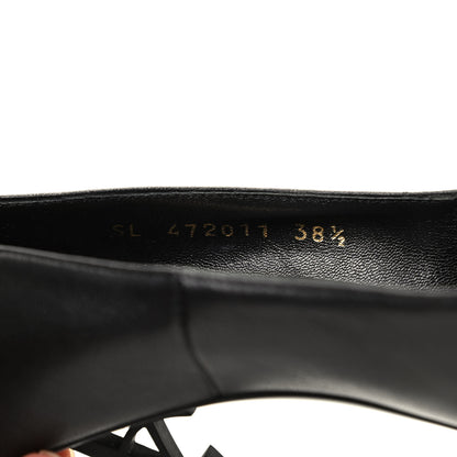 Saint Laurent Calfskin Opyum 110 Pumps 38.5 Black 8 of 9