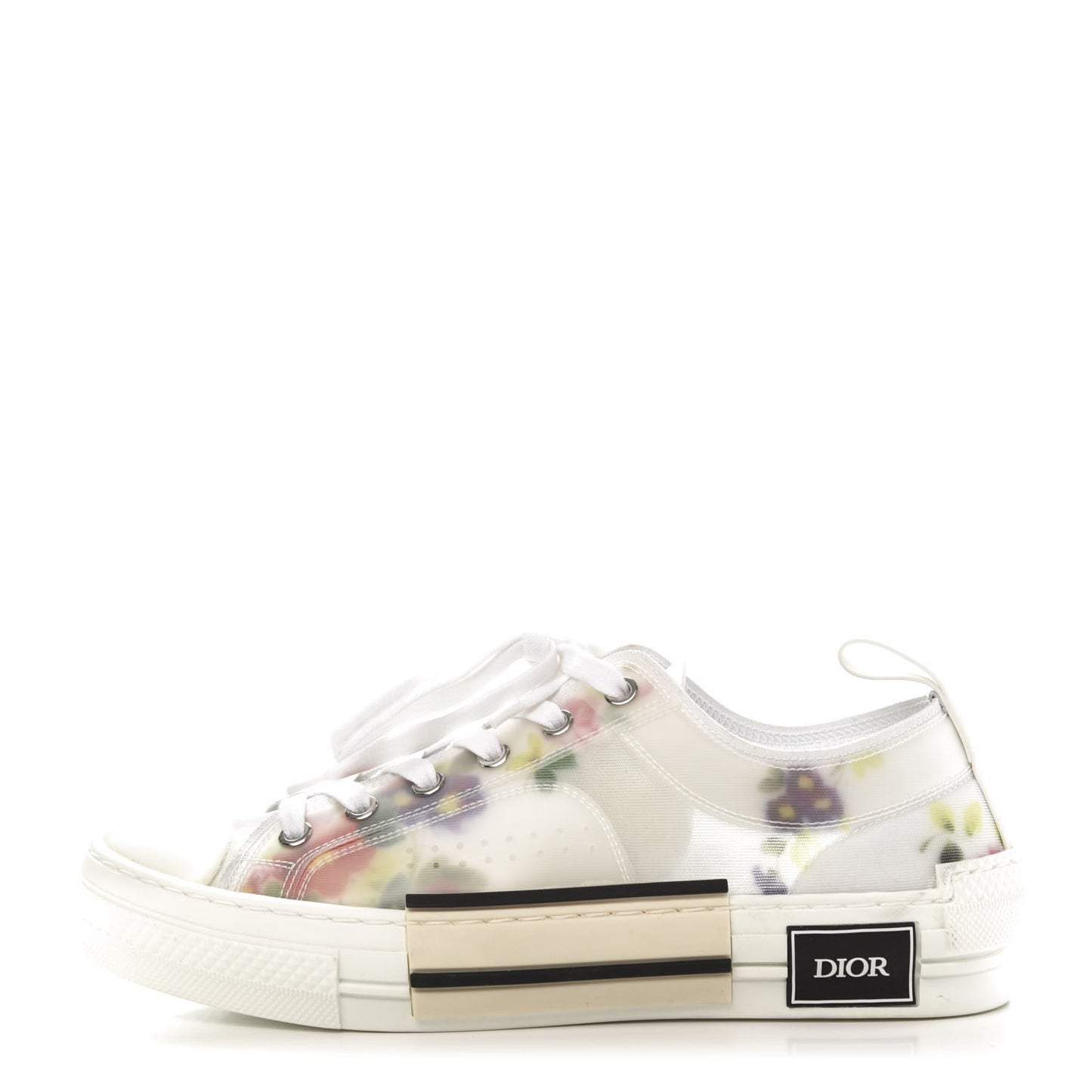 Technical Canvas Flowers B23 Low Top Sneakers 39 White