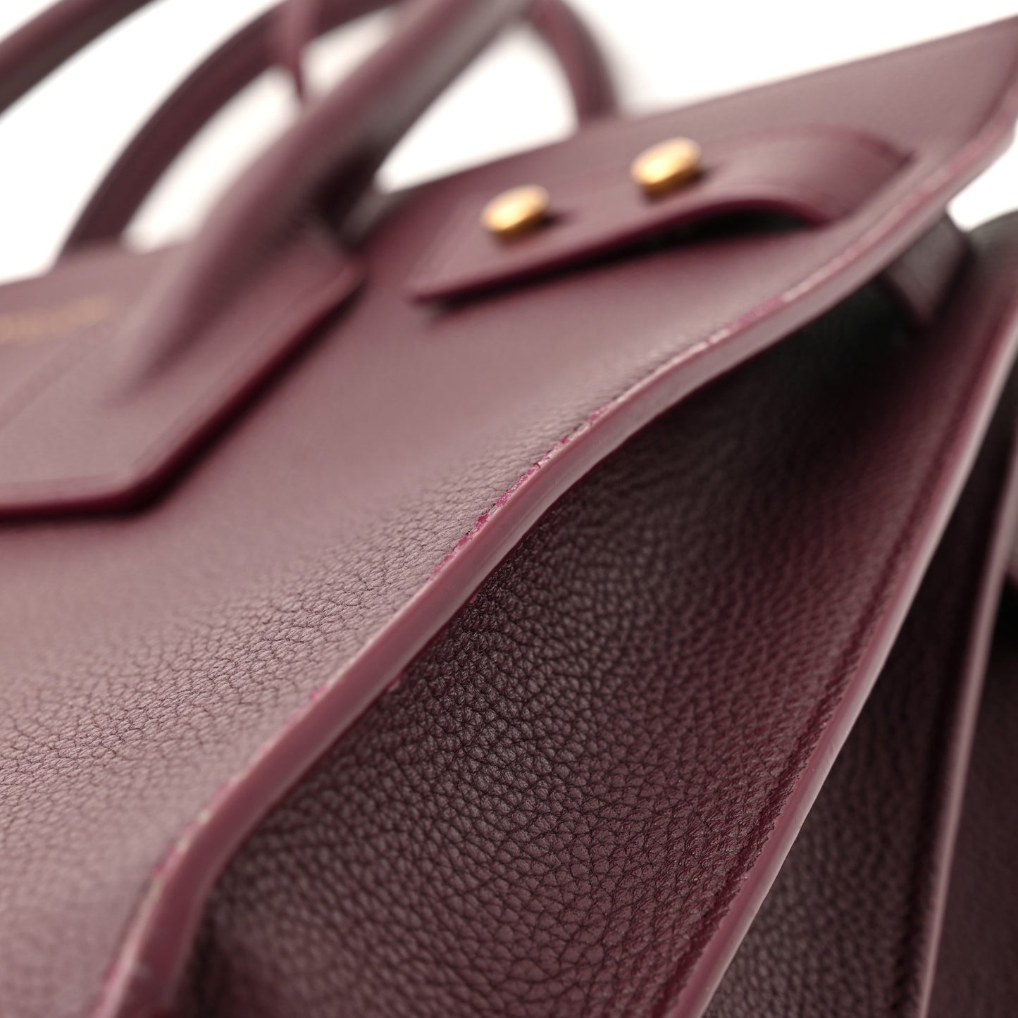 Grained Calfskin Small Supple Sac De Jour Rouge Cabernet