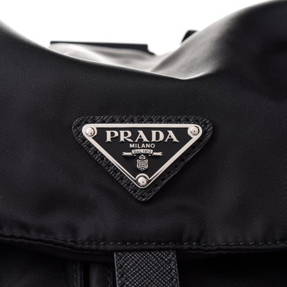 Prada Tessuto Nylon Saffiano Medium Backpack Black 7 of 10