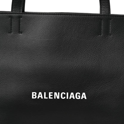 Balenciaga Smooth Calfskin Everyday East West Tote Bag Black 8 of 12
