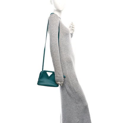 Bottega Veneta Calfskin Small The Point Triangle Bag Mallard 2 of 12