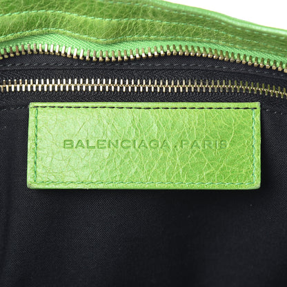 Balenciaga Agneau Linen Classic Hardware City Green 6 of 17