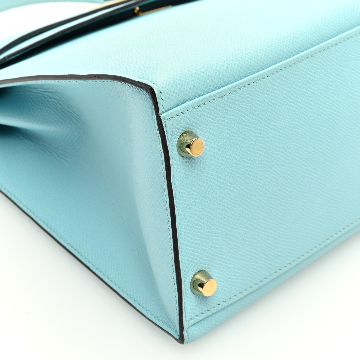 Hermes Epsom Kelly Sellier 32 Bleu Atoll 9 of 10