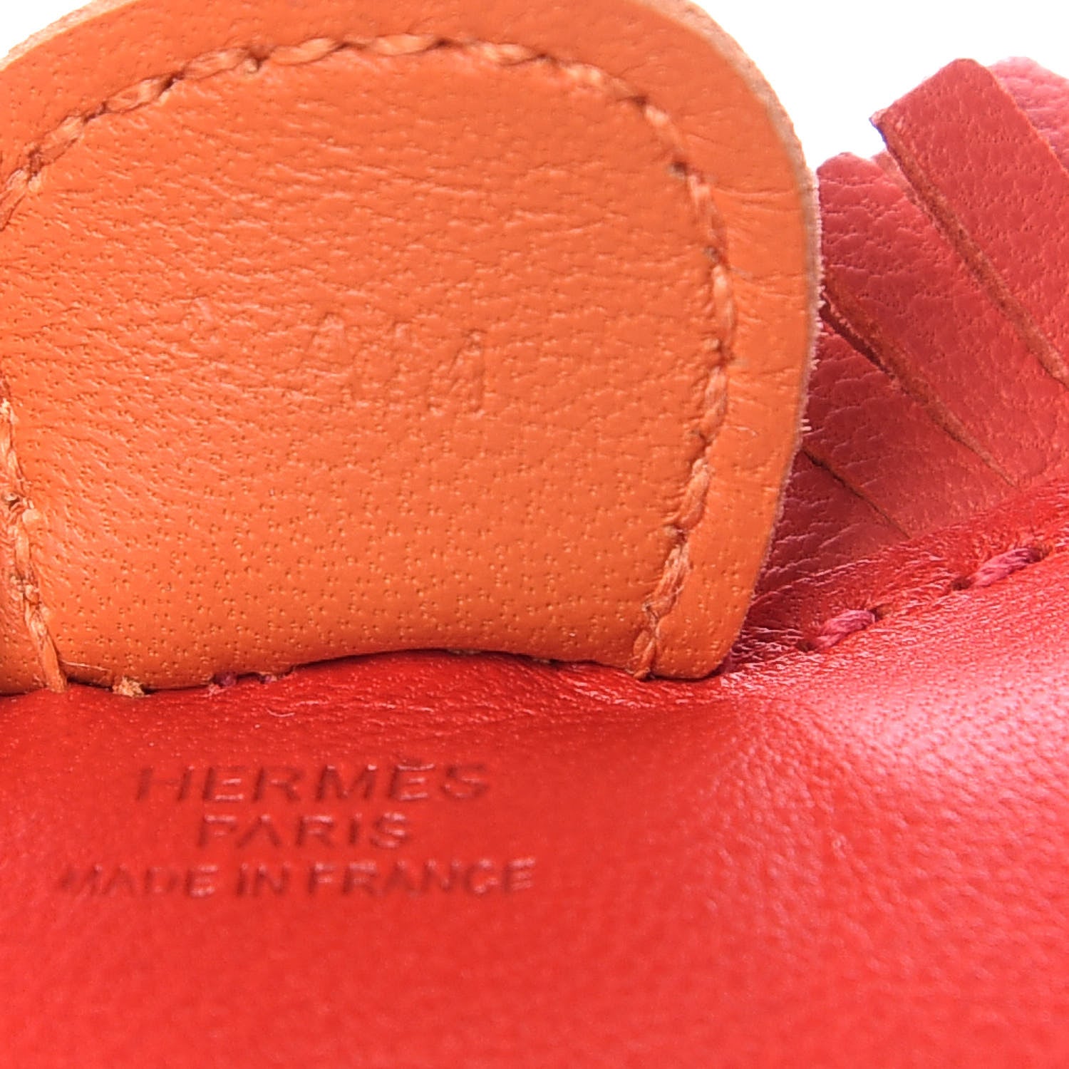 Hermes Milo Lambskin Grigri Rodeo Horse Bag Charm PM Rouge Rose Indien Jaipur Feu 6 of 8