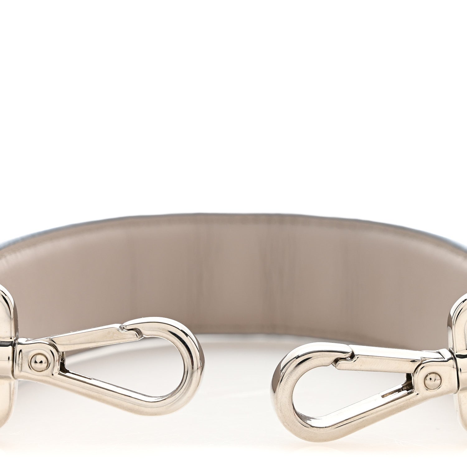 Fendi Vitello Dolce Plexiglass Studded Mini Strap You Grigio Polvere Multicolor 3 of 5