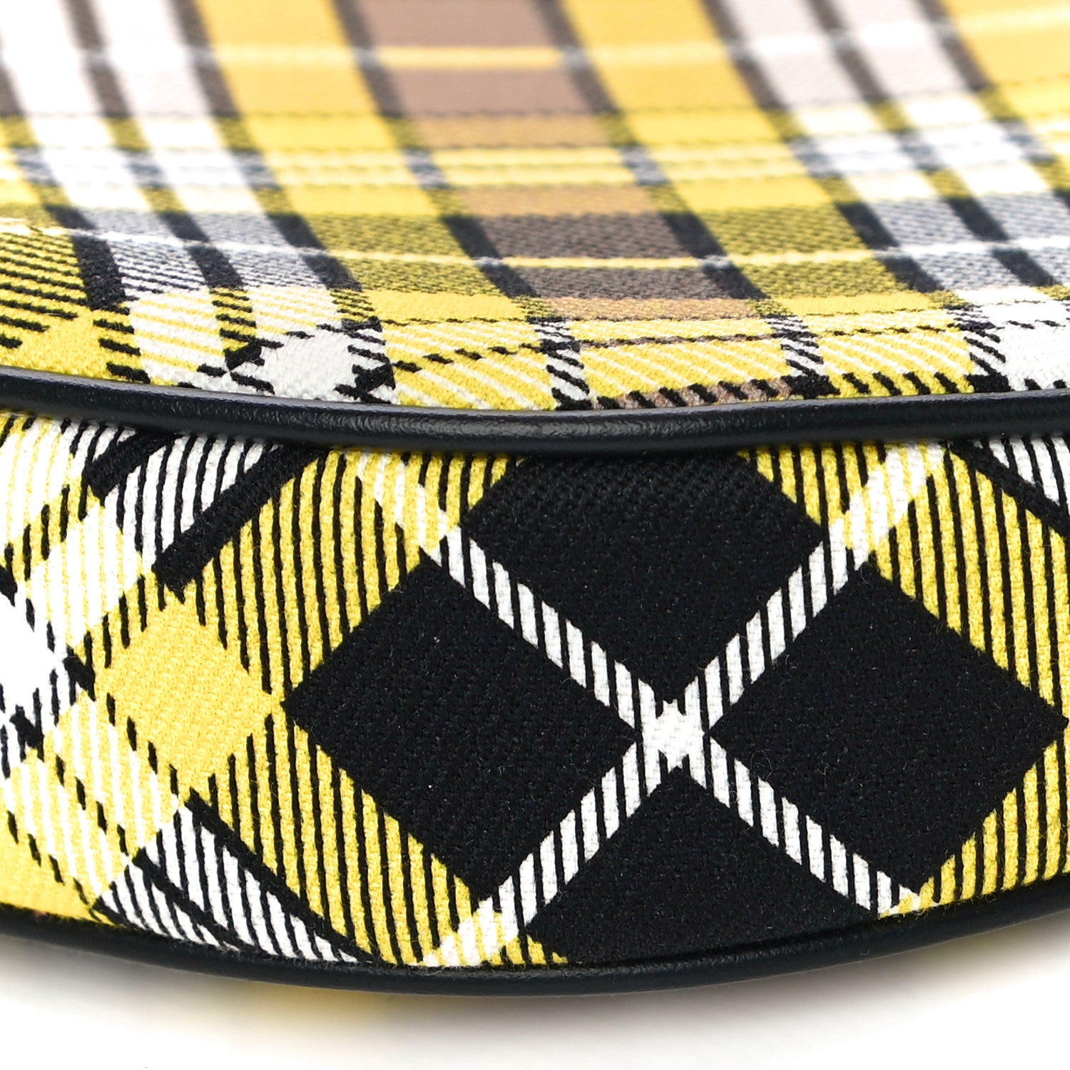 Burberry Olympia Mini Tartan Pouch Yellow 6 of 9