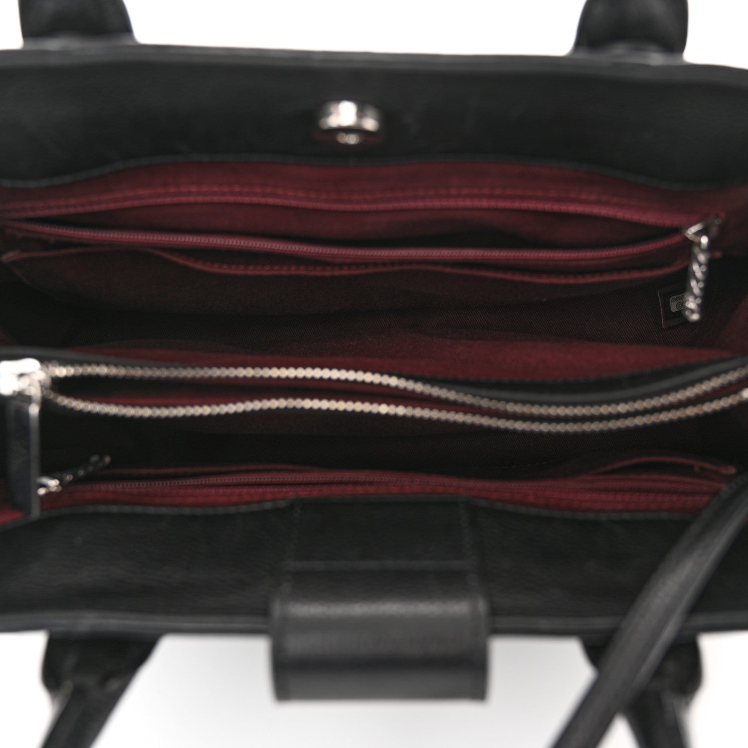 Chanel Grained Calfskin Small Neo Executive Shopper Tote Black 4 of 20