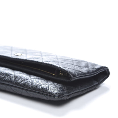 Chanel Caviar Quilted CC Beauty Clutch Black 9 of 11