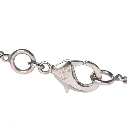Chanel Baguette Crystal CC Necklace Silver 7 of 7