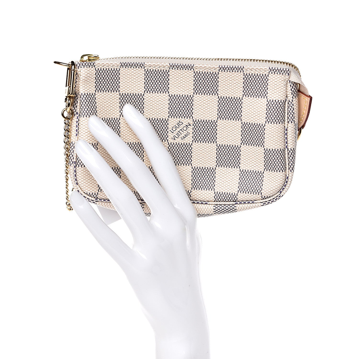 Louis Vuitton Damier Azur Mini Pochette Accessories 2 of 10