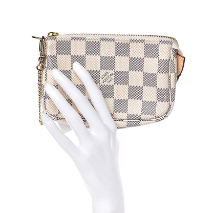 Louis Vuitton Damier Azur Mini Pochette Accessories 2 of 10