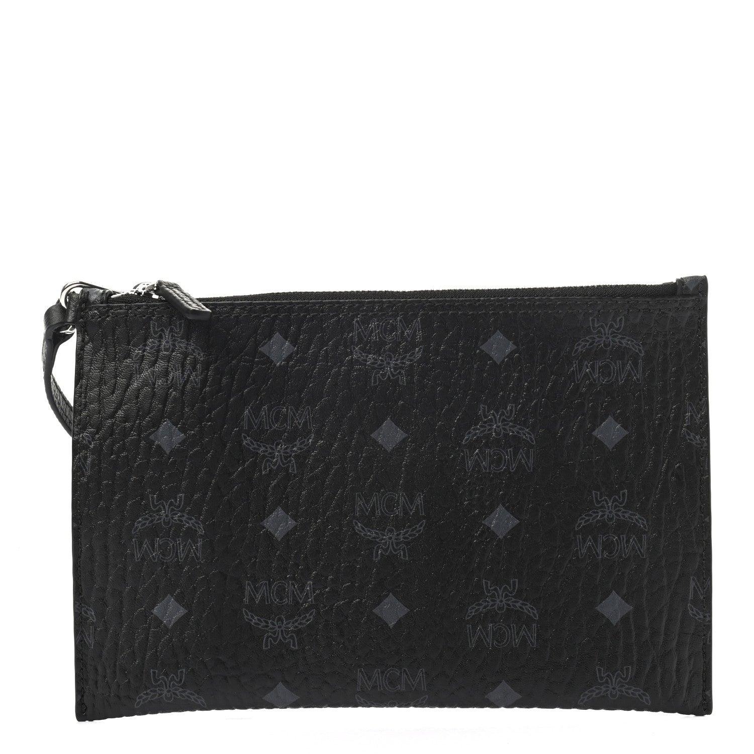 MCM Visetos Yris Shopper Pouch Black 1 of 6