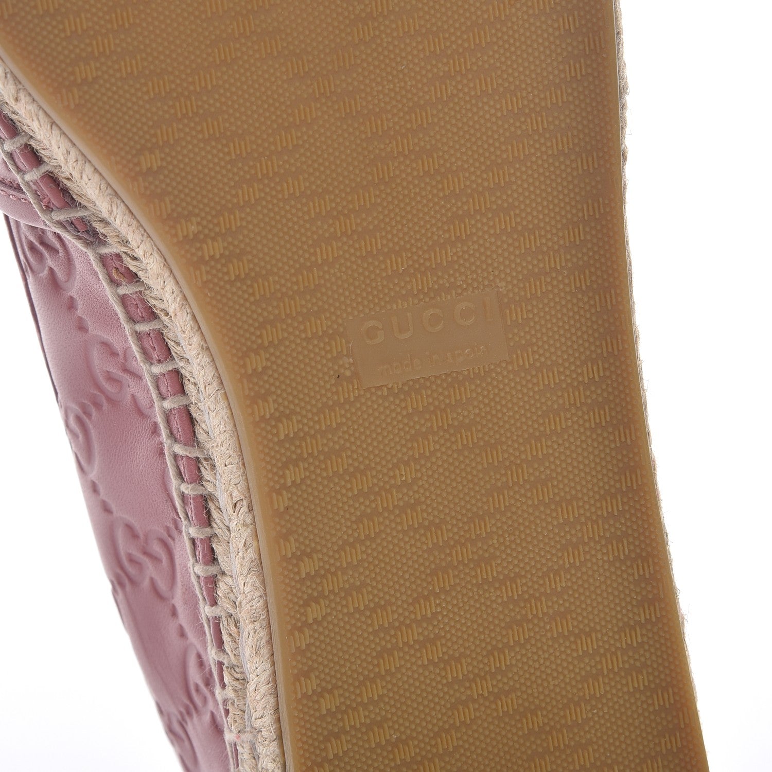 Gucci Guccissima Signature Espadrilles 41 Rose Baby Candy 10 of 11