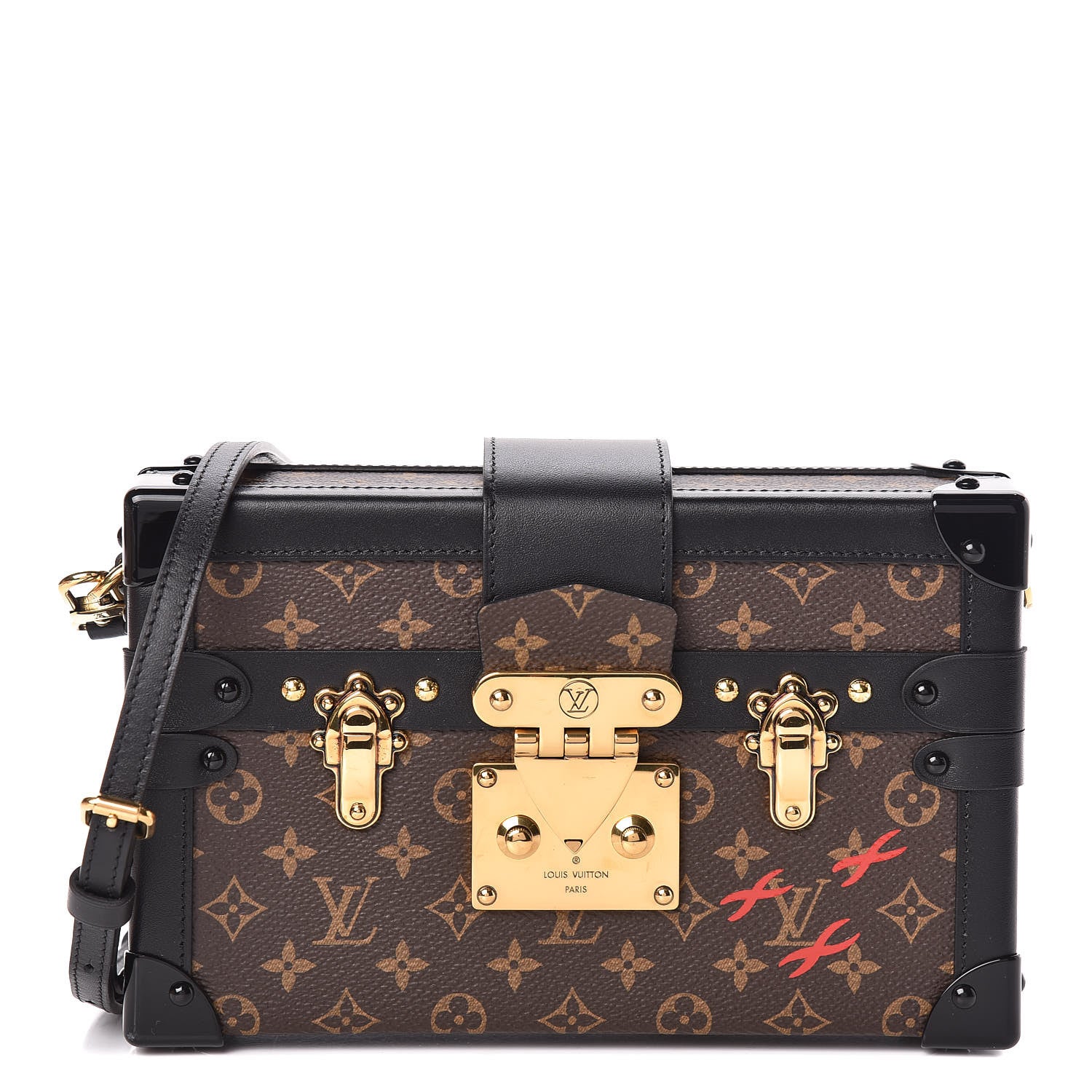Louis Vuitton Monogram Petite Malle Black 1 of 9