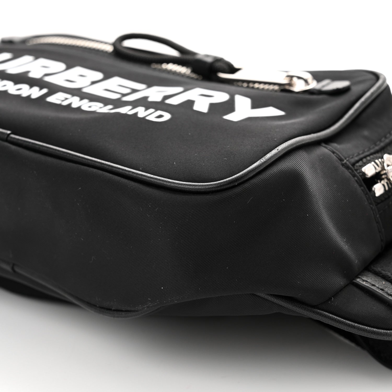 Burberry Econyl Logo Print Bum Bag Black 9 of 9