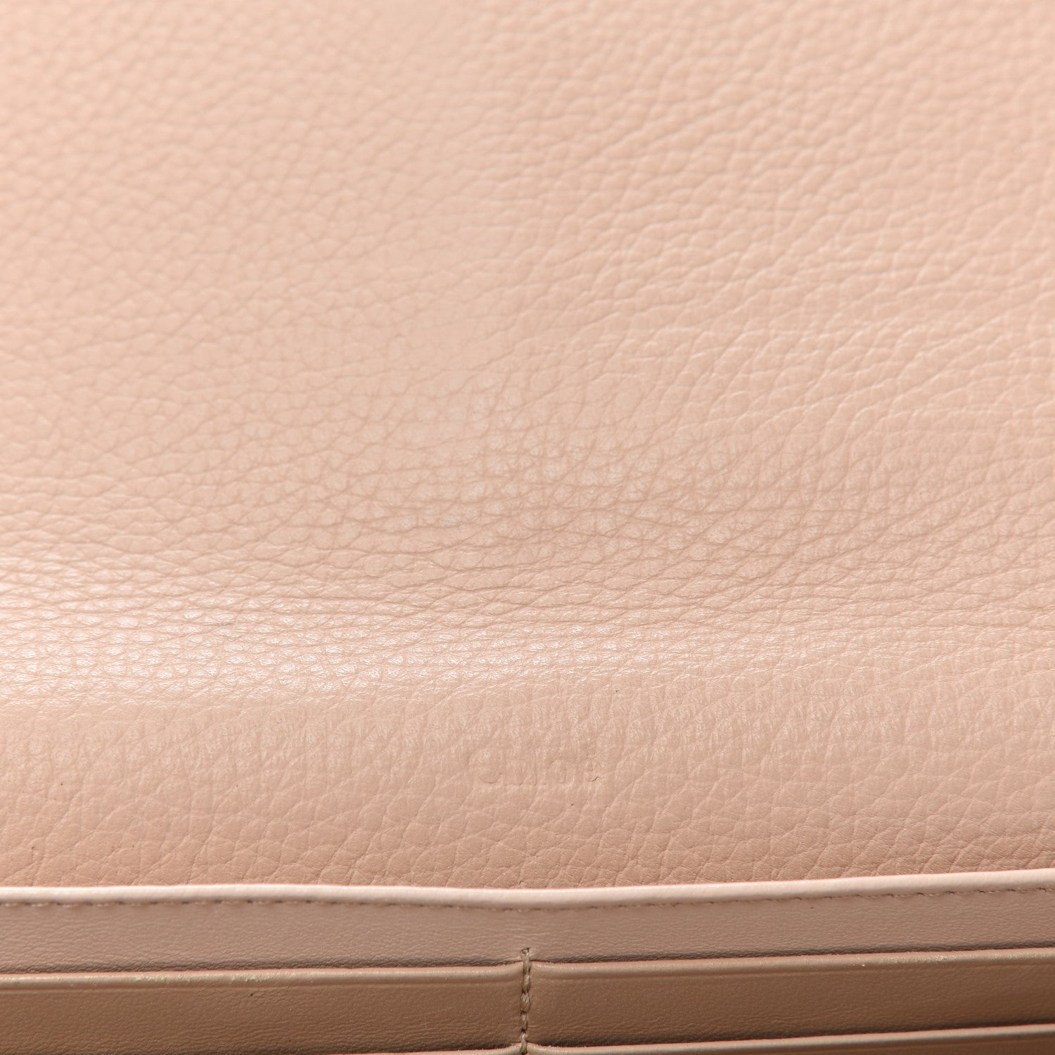 Chloe Calfskin Alphabet Long Wallet Blush Nude 6 of 8
