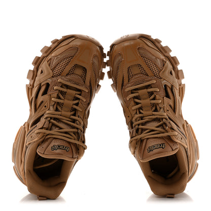 Balenciaga Rubber Mesh Monocolor Clear Sole Womens Track.2 Open Sneakers 40 Light Brown 2 of 10