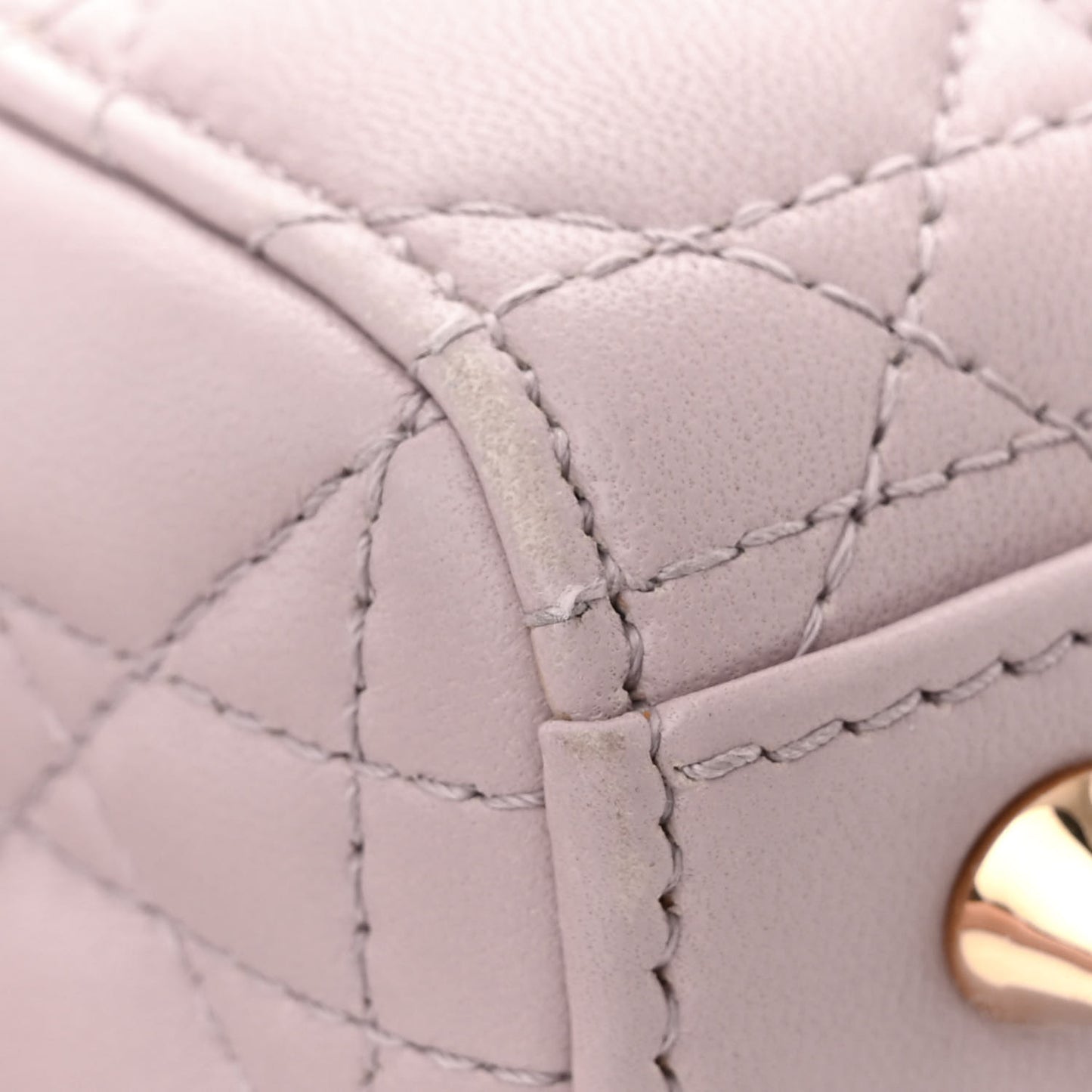 Lambskin Cannage Small My ABCDior Lady Dior Light Pink