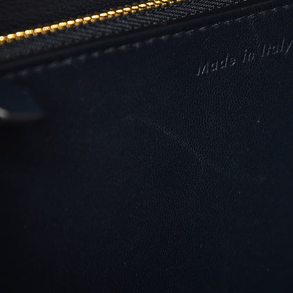 Celine Box Calfskin Medium Classic Box Flap Bag Navy 8 of 10