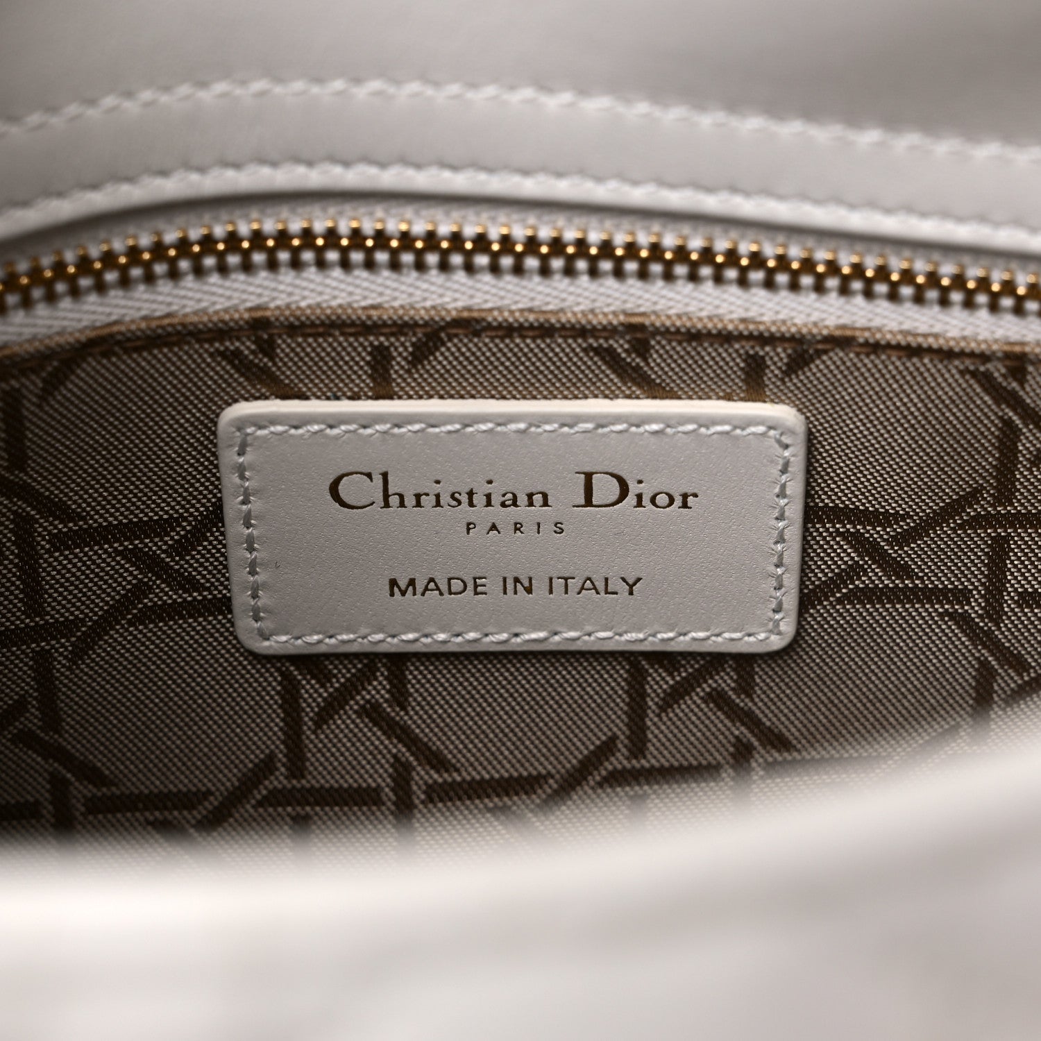 Christian Dior Lambskin Cannage Small Lady Dior White 6 of 6