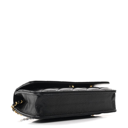 Chanel Caviar Quilted Wallet on Chain WOC Black 4 of 11