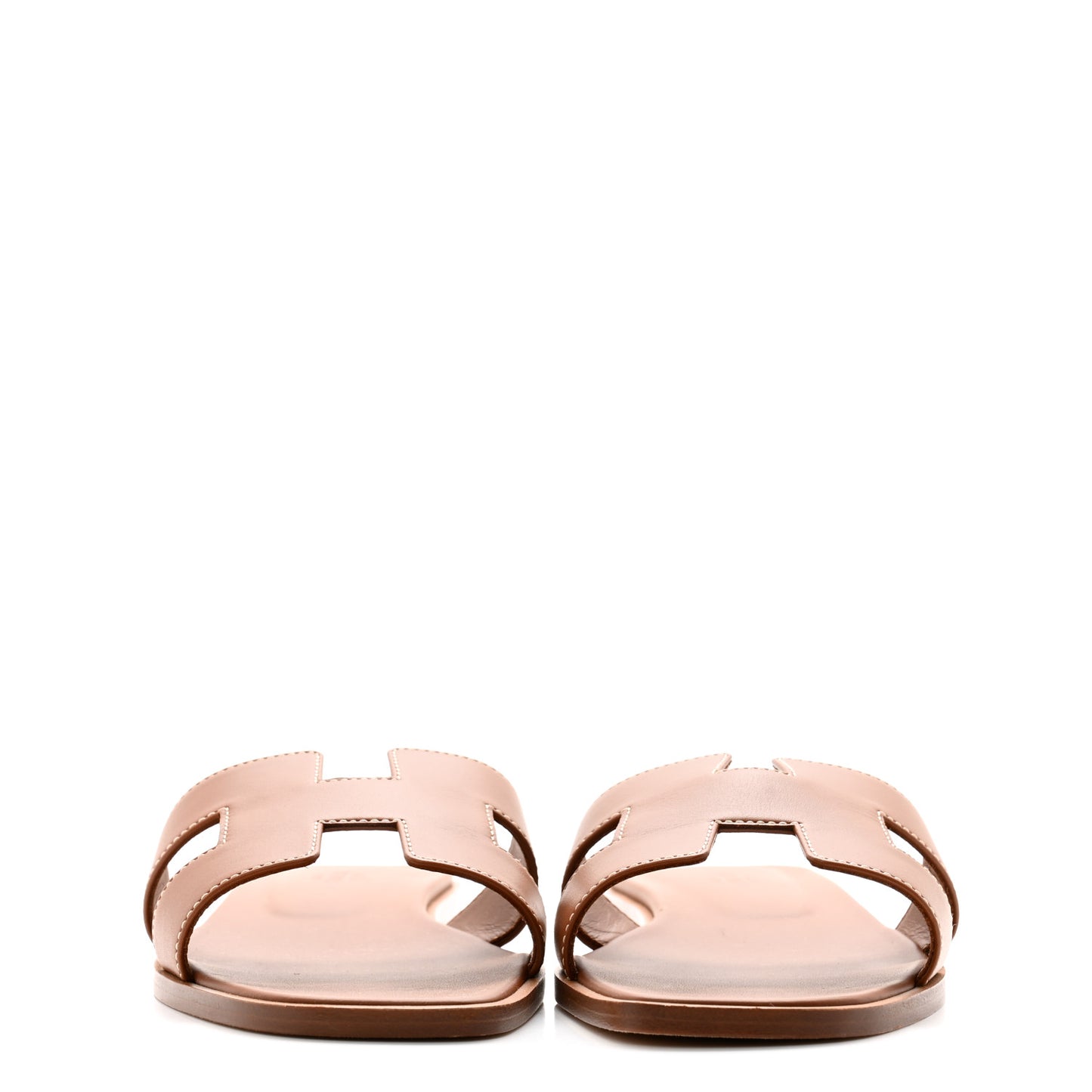 Box Calfskin Oran Sandals 39 Gold