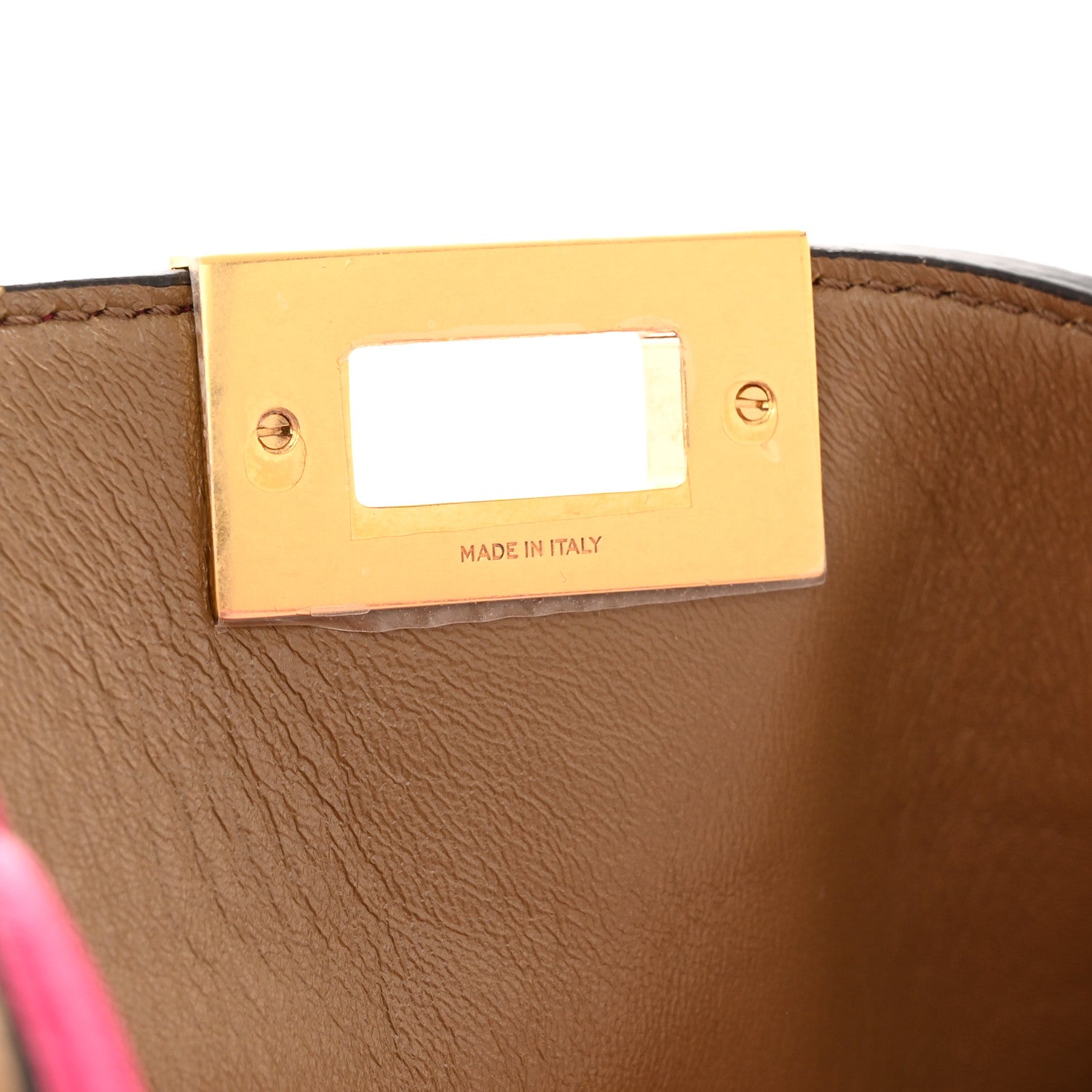 Fendi Cuoio Romano Selleria Medium Peekaboo X-Lite Fuxia 7 of 10